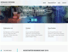 Tablet Screenshot of denaghdesign.com